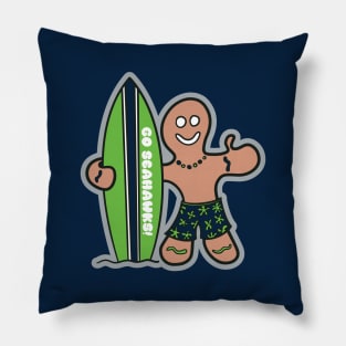 Surfs Up for the Seattle Seahawks! Pillow