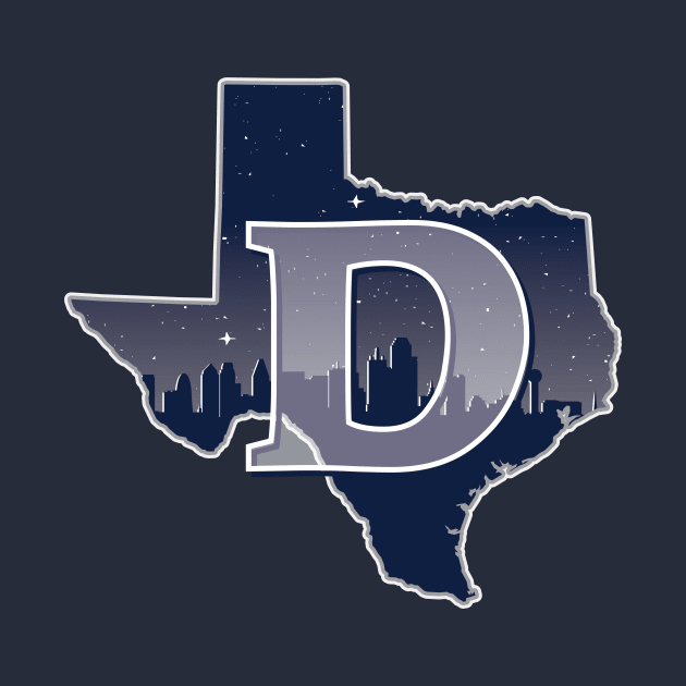 Dallas Cowboys State Outline by stayfrostybro