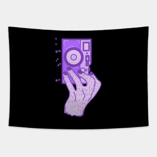 This purple camera Tapestry