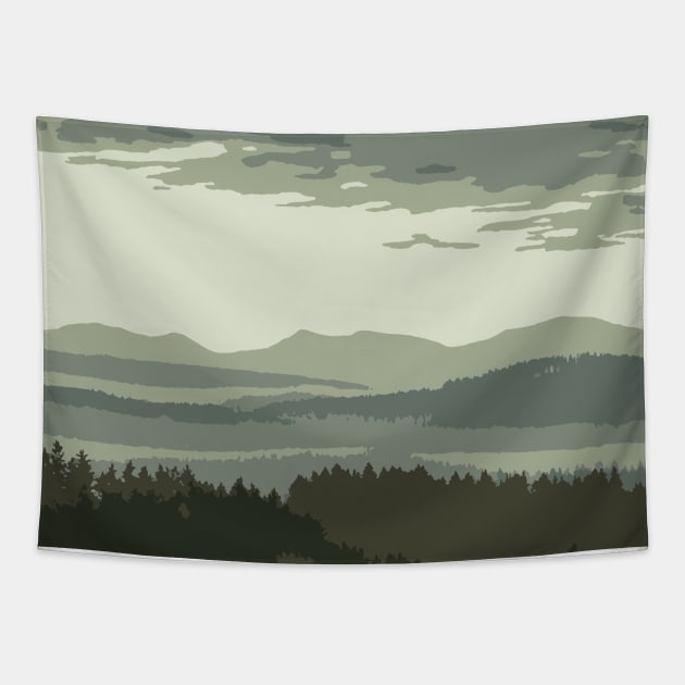 Landscape Tapestry by NJORDUR