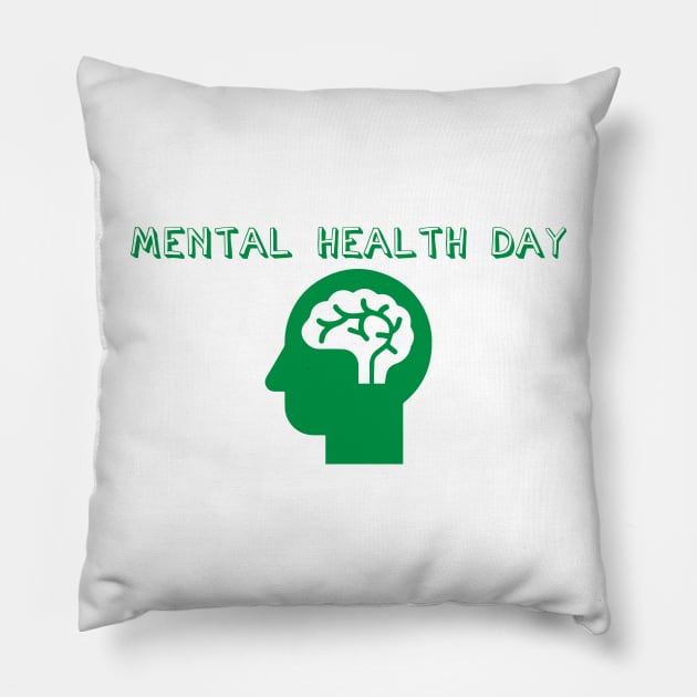 Mental Health Day Pillow by In-Situ