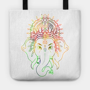 Ganesha Drawing Color Tote