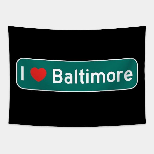 I Love Baltimore! Tapestry by MysticTimeline