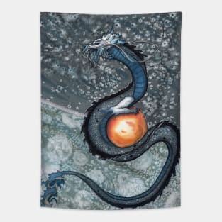 Delft Denim Dragon Tapestry