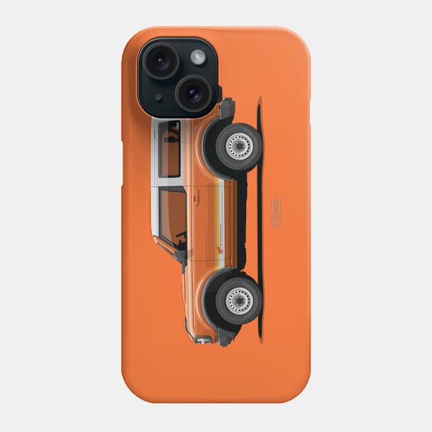 NEW BRONCO - Orange Phone Case by ARVwerks