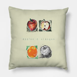 Apples and Oranges. Pillow