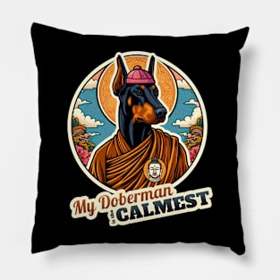 Doberman Zen Pillow