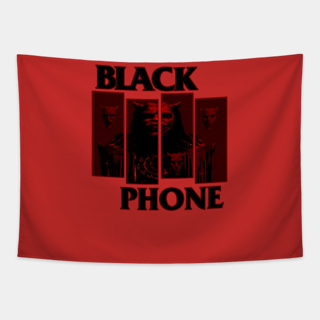 Black Phone Tapestry by The Dark Vestiary