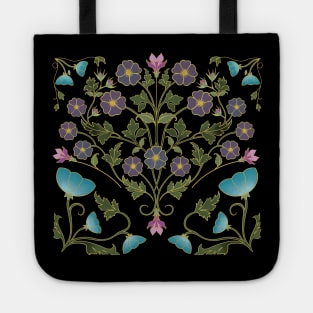 Art Nouveau Morning Glory Garden Tote