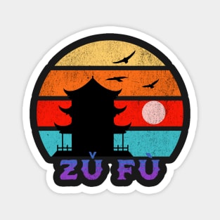 Zǔ fù Retro Sunset Ocean Grandfather Magnet