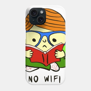 Bookworm No Wifi Funny Graphic Gift Phone Case