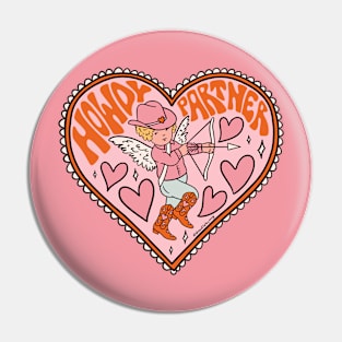 Howdy Partner Cupid Pin