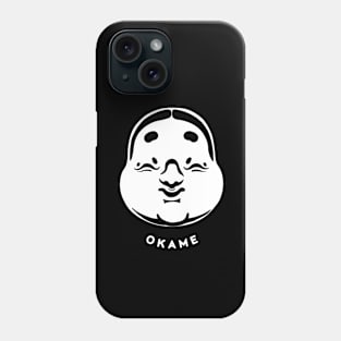 Traditional Japanese Masks, Okame Phone Case