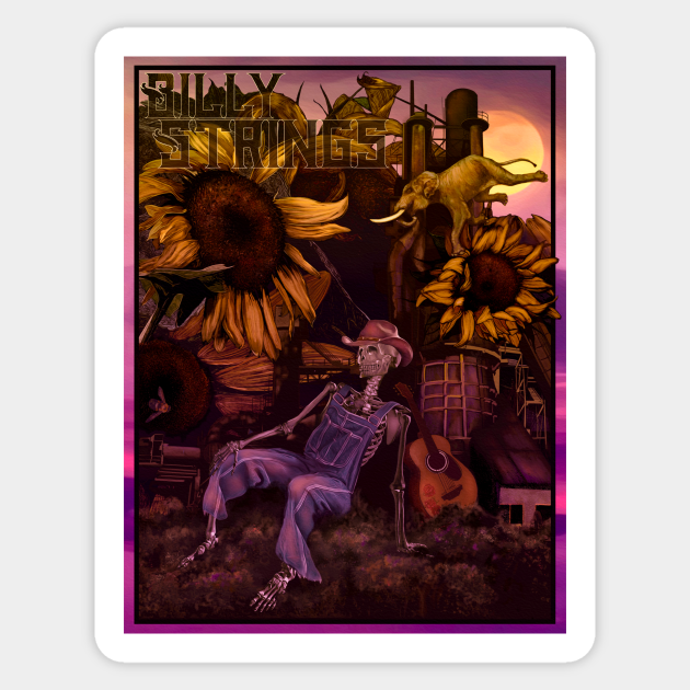 Billy Strings Sunflower Dreamscape - Billy Strings - Sticker