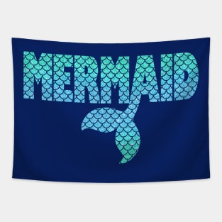 Colorful Mermaid! Tapestry