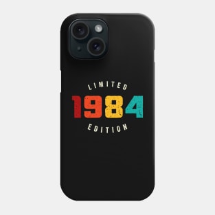 Vintage 1984 Limited Edition Birthday Gift Phone Case