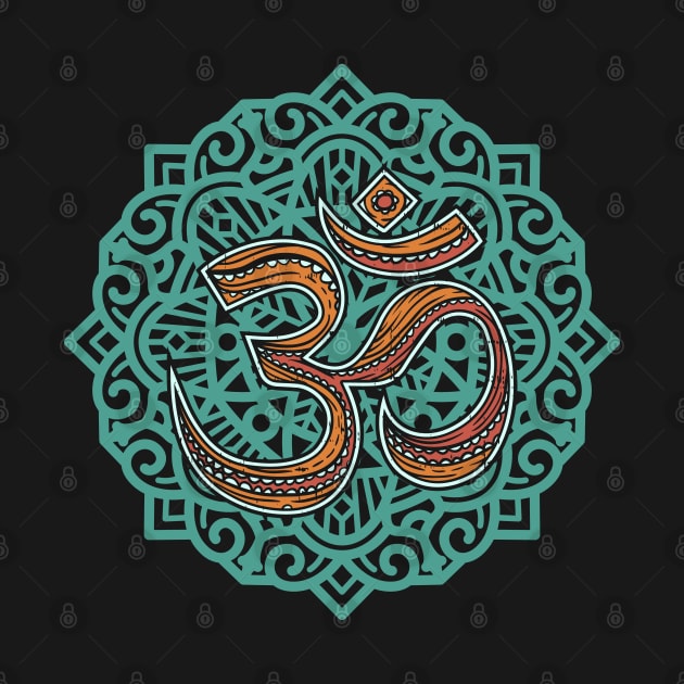 Om Yoga Tribal Goa Sign by Shirtbubble