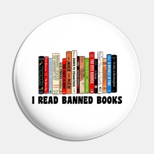 I Read Banned Books Pin