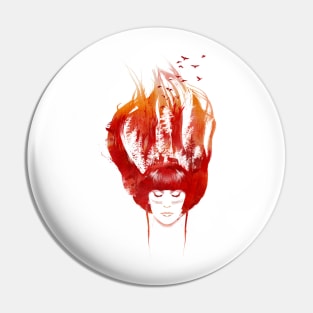 Burning Forest Pin