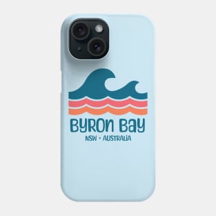 Byron Bay NSW Australia Retro Vintage Waves Phone Case