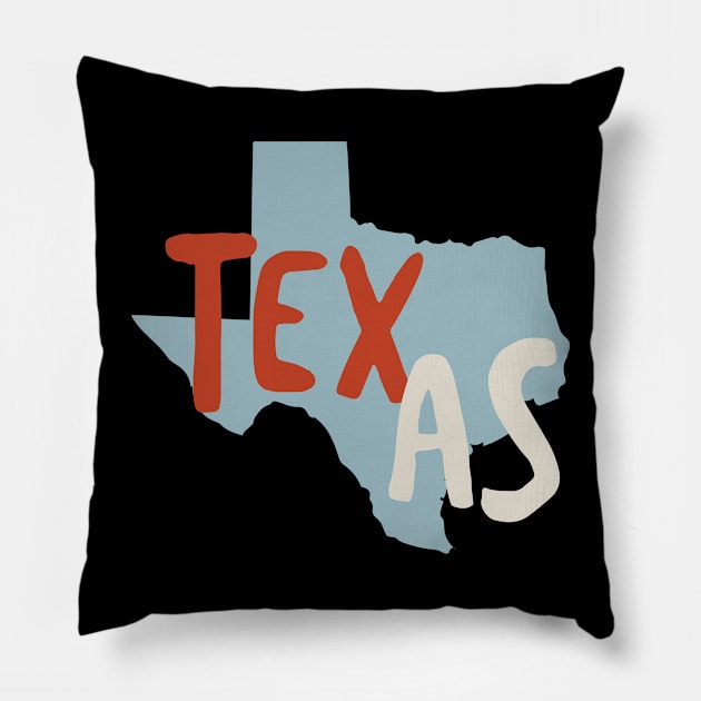 State of Texas Pillow by whyitsme