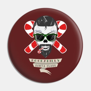 Rockabilly Santa Pin