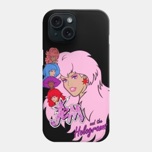 Jem and the Holograms by BraePrint Phone Case