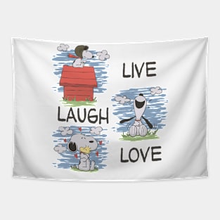 Live, laugh and love Tapestry