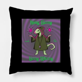 King Gizzard Psychedelic Lizard Wizard | "King Gizzy and the Lizzy Wizzy" Pillow