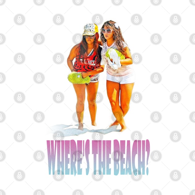 Where's The Beach? by Ladybird Etch Co.