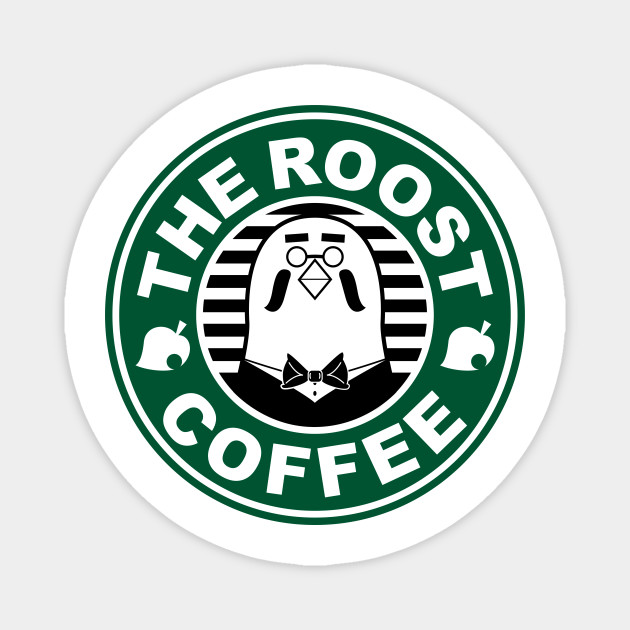 The Roost Coffee Brewster Animalcrossing Magnet Teepublic Au