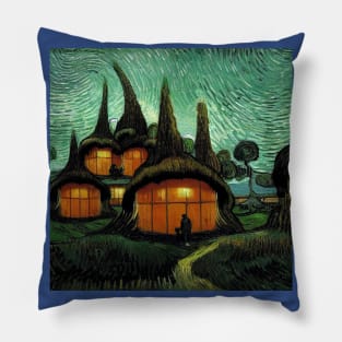 Starry Night in Kashyyyk Pillow