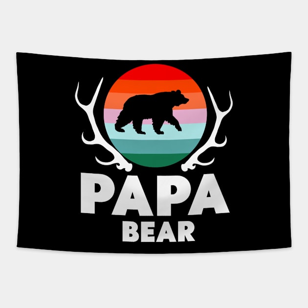 Papa Bear Daddy Father Dad Humor Trend Gift ideas Tapestry by shamyin