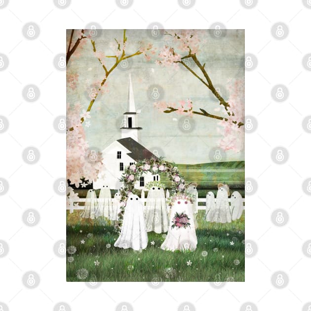 Ghost wedding by KatherineBlowerDesigns