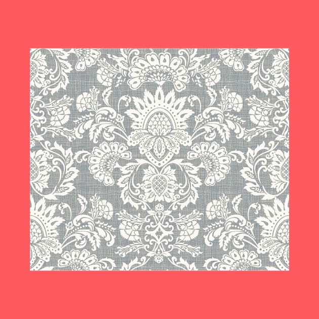 Grey Damask by BessoChicca