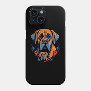 English Mastiff Fathers Day Phone Case