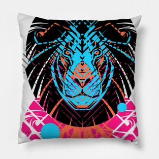 Cyber Lion Pillow