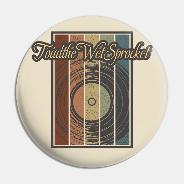 Toad the Wet Sprocket Vynil Silhouette Pin by North Tight Rope