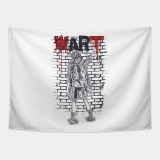 Make Art Not War Tapestry