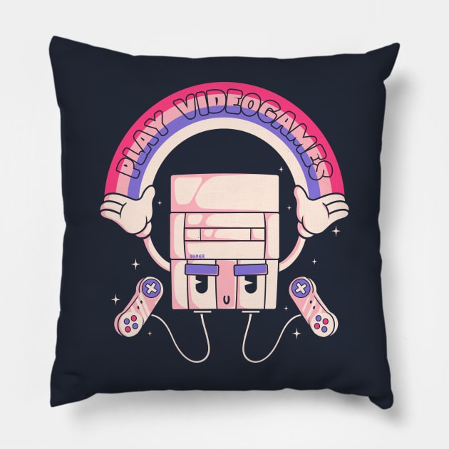 Play videogames Pillow by Eoli Studio