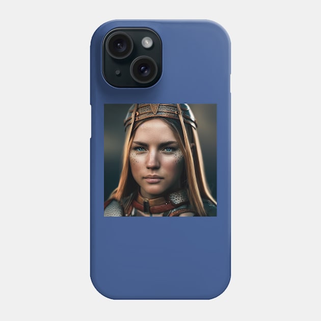Viking Shield Maiden Phone Case by Grassroots Green