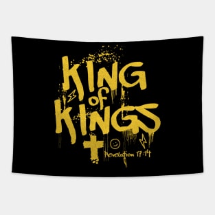 King of Kings Graffiti Revelation 17:14 Tapestry