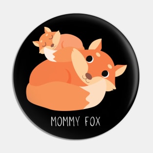 cute baby and mommy fox Pin