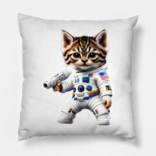 astronaut cat Pillow