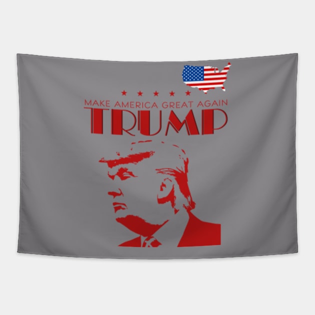 Donald Trump for President Make America Great Again T Shirt Tapestry by Spring_C