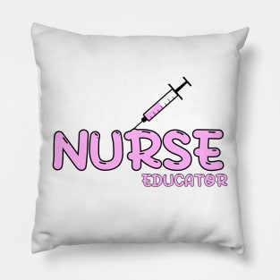 Nurse Educator Pink Pillow