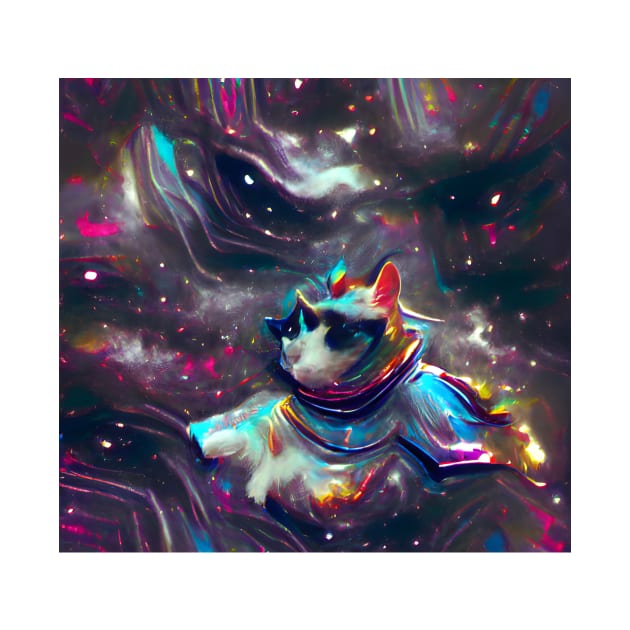 Space Cat by Mihadom