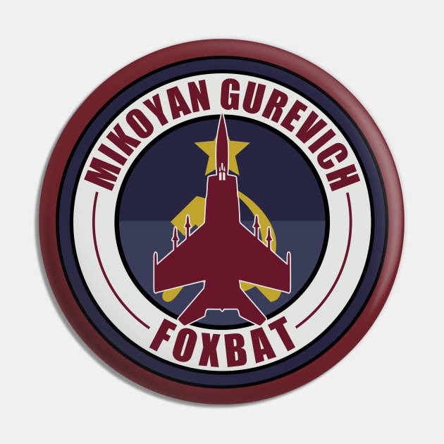 Mig-25 Foxbat Pin by TCP