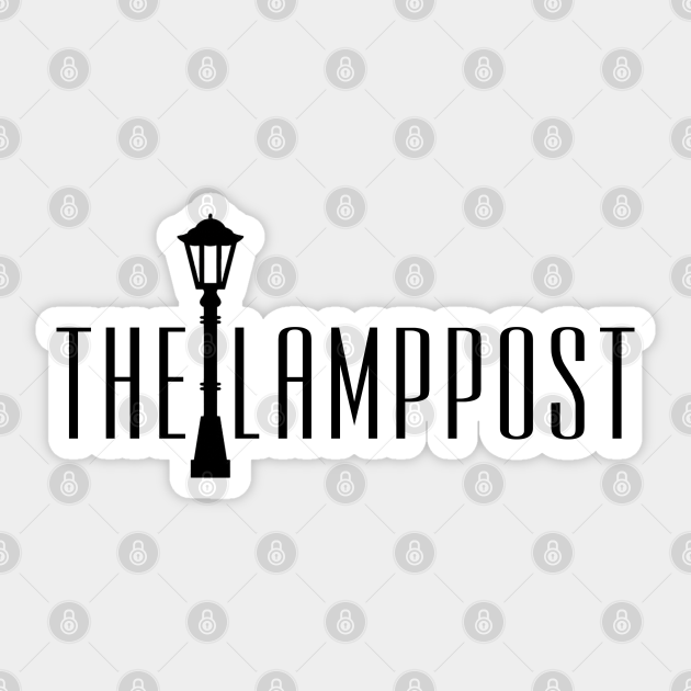LampPostGreen - C S Lewis - Sticker