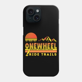 onewheel ride trails Phone Case